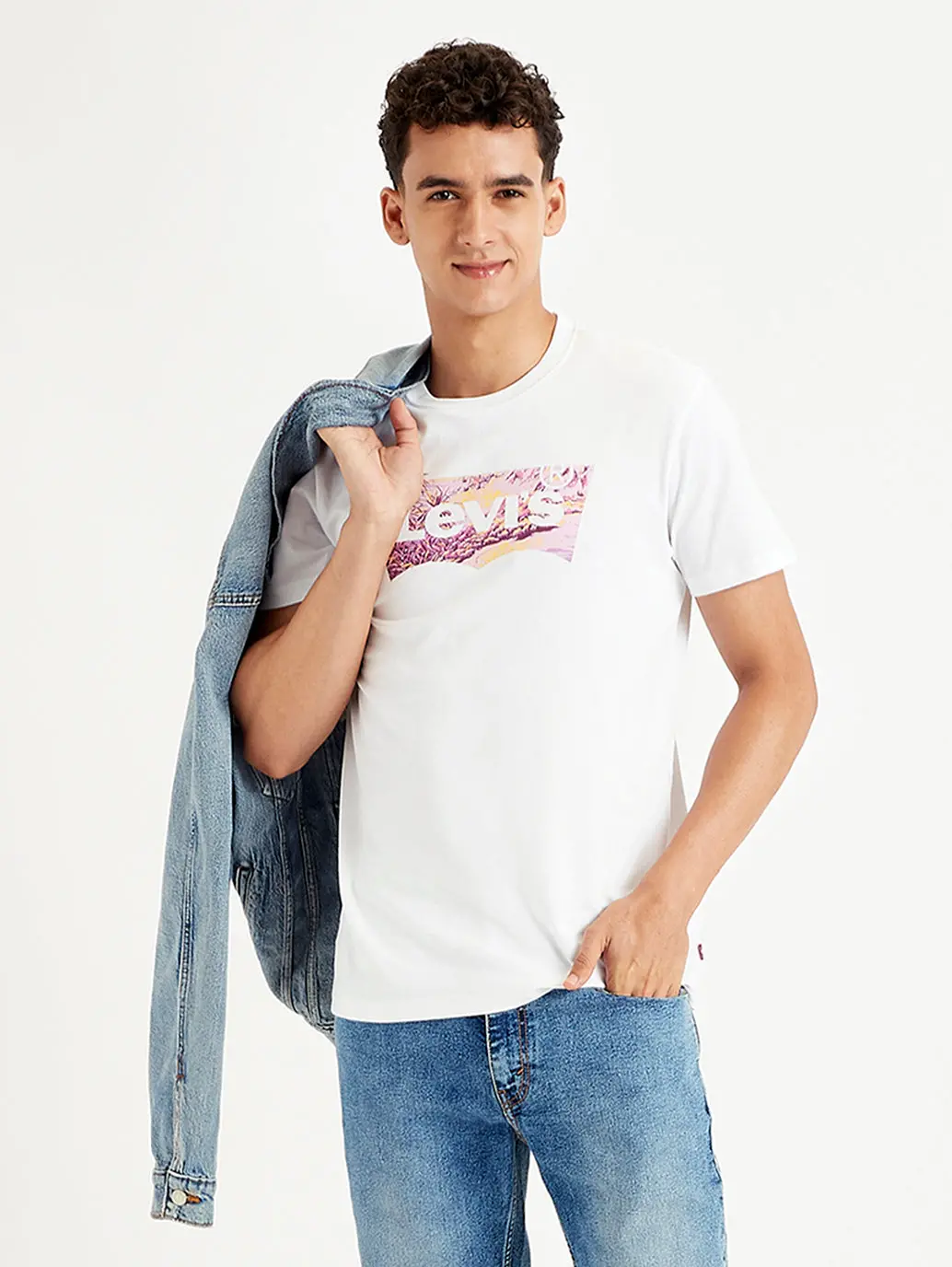 Men's Brand Logo Slim Fit T-Shirt 1