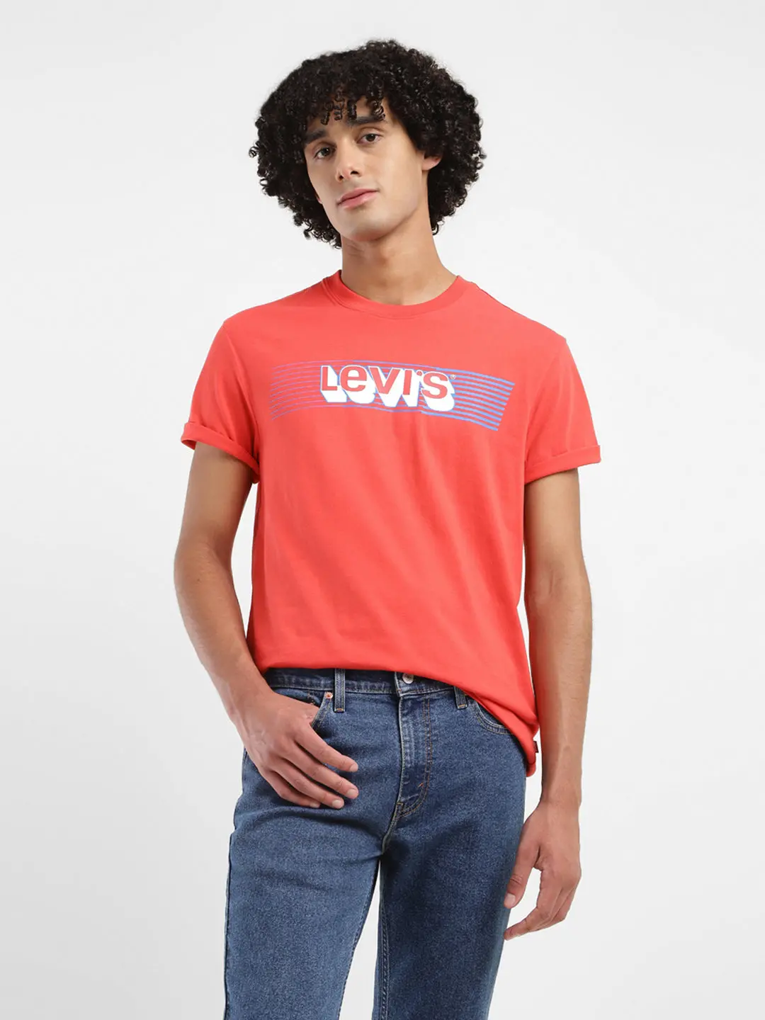Men's Solid Crew Neck T-Shirt 1