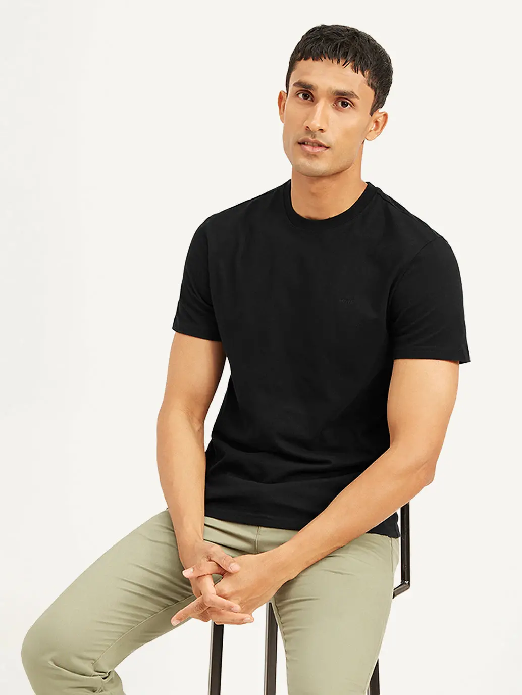 Men's Solid Slim Fit T-Shirt 1