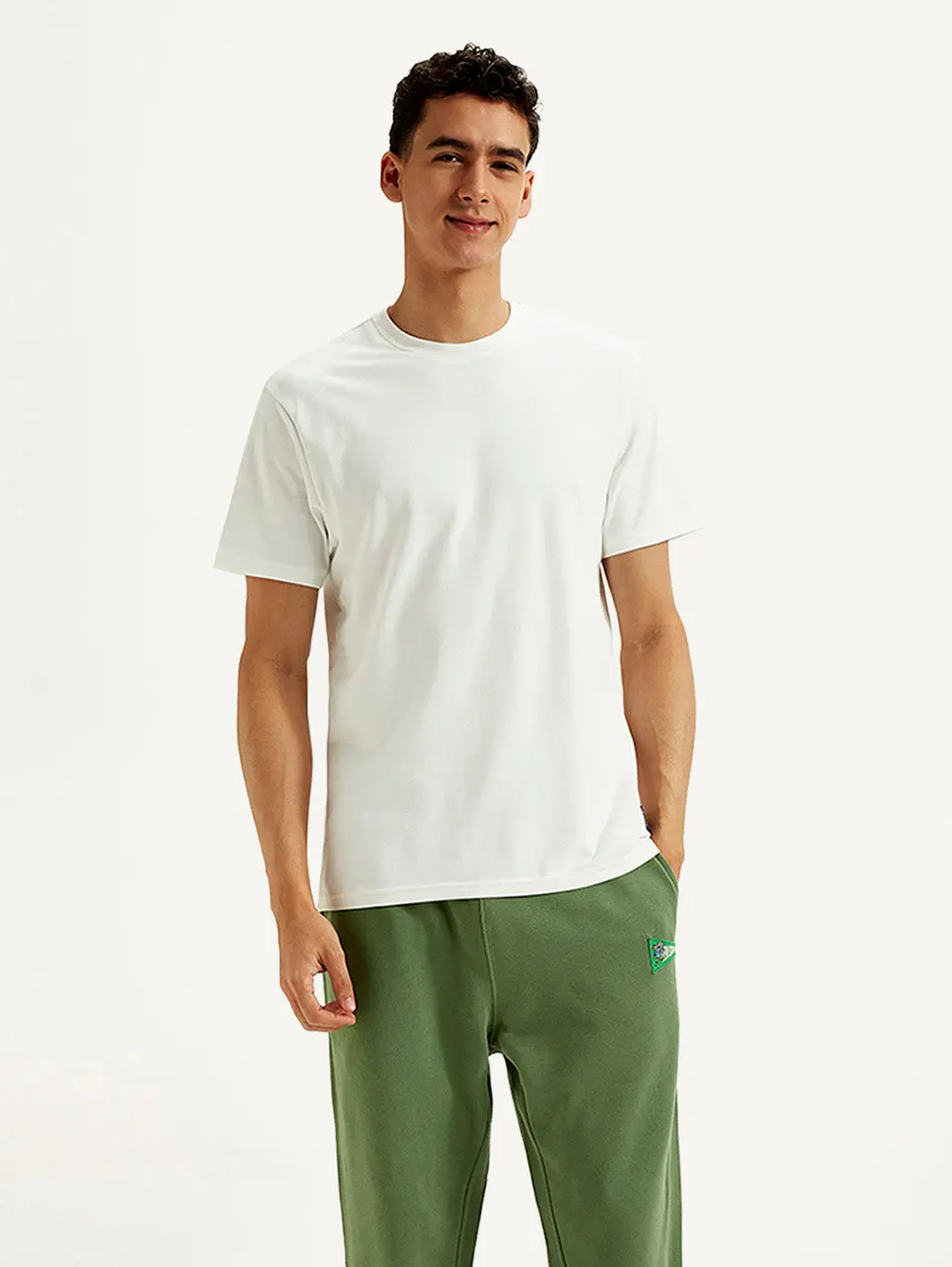 Men's Solid Slim Fit T-Shirt 2