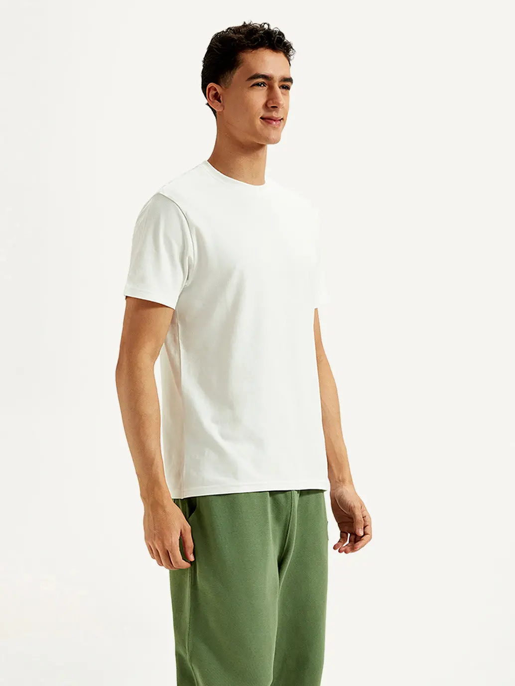 Men's Solid Slim Fit T-Shirt 5