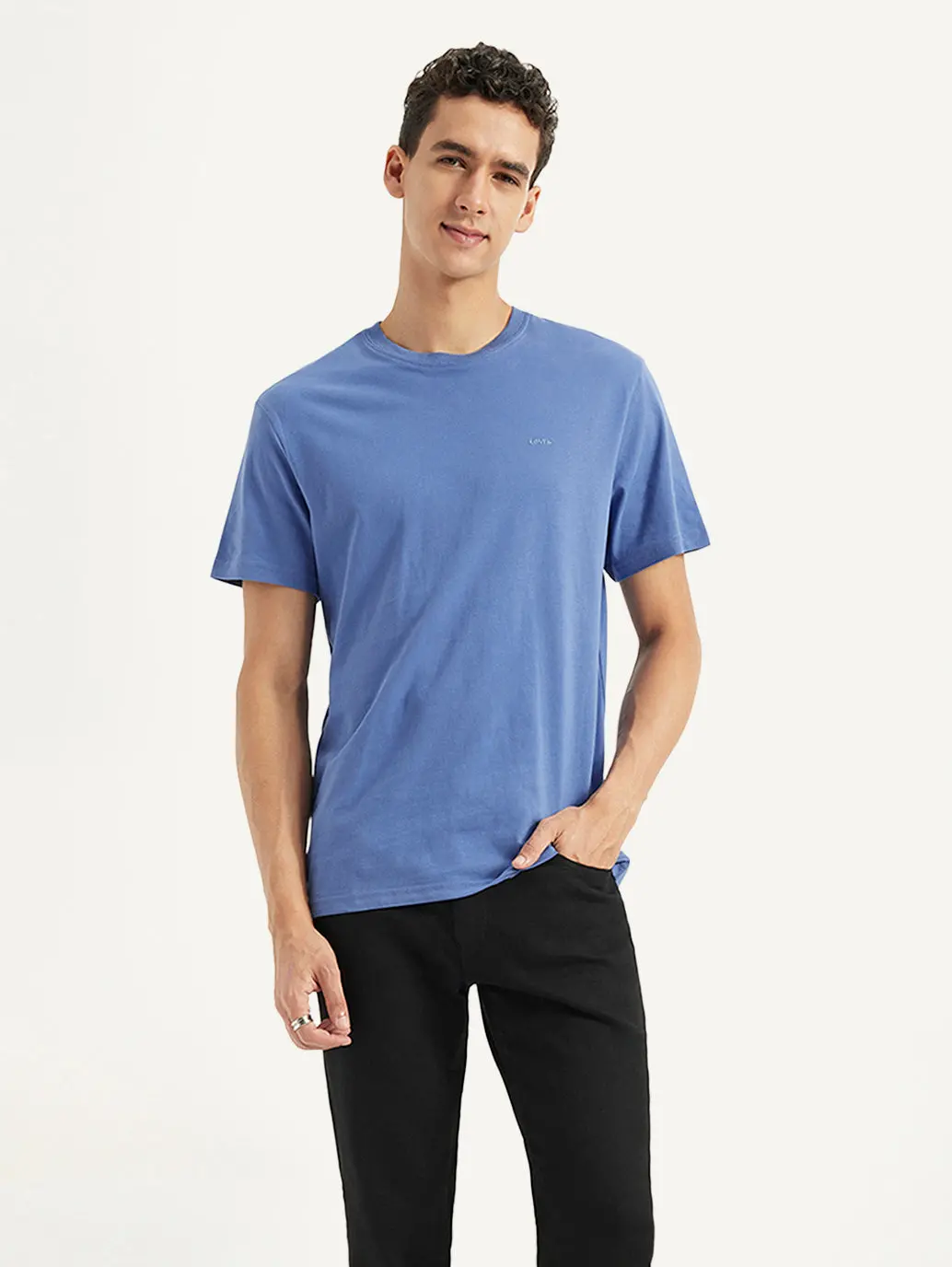 Men's Solid Slim Fit T-Shirt 1