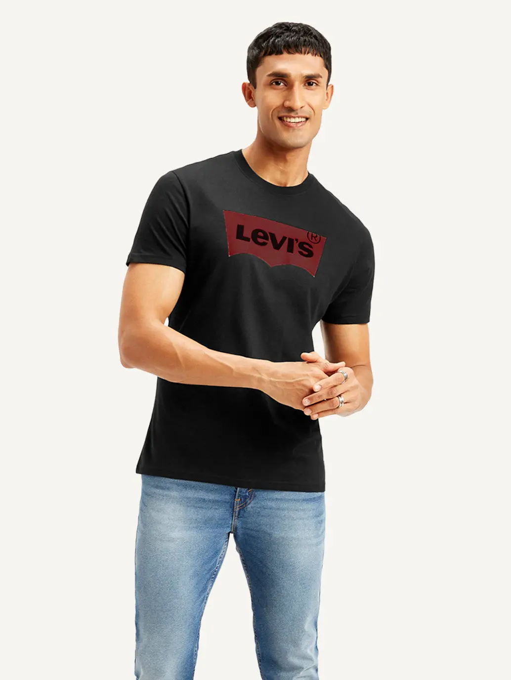 Men's Brand Logo Slim Fit T-Shirt 1