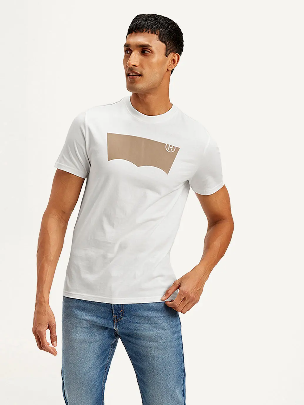 Men's Brand Logo Slim Fit T-Shirt 1