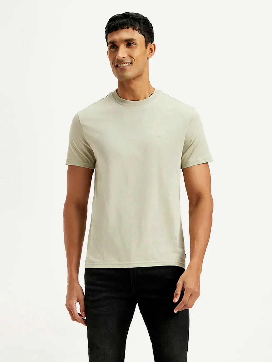 Men's Solid Slim Fit T-Shirt 1
