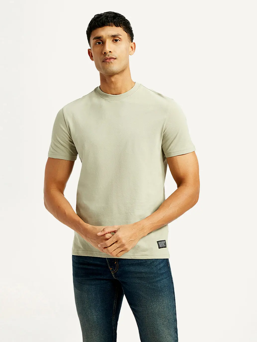 Men's Solid Slim Fit T-Shirt 5
