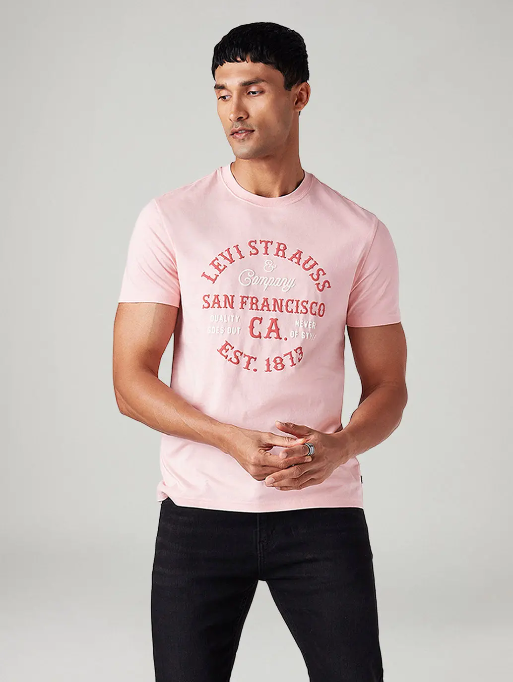 Men's Knitted Slim Fit T-Shirt 1