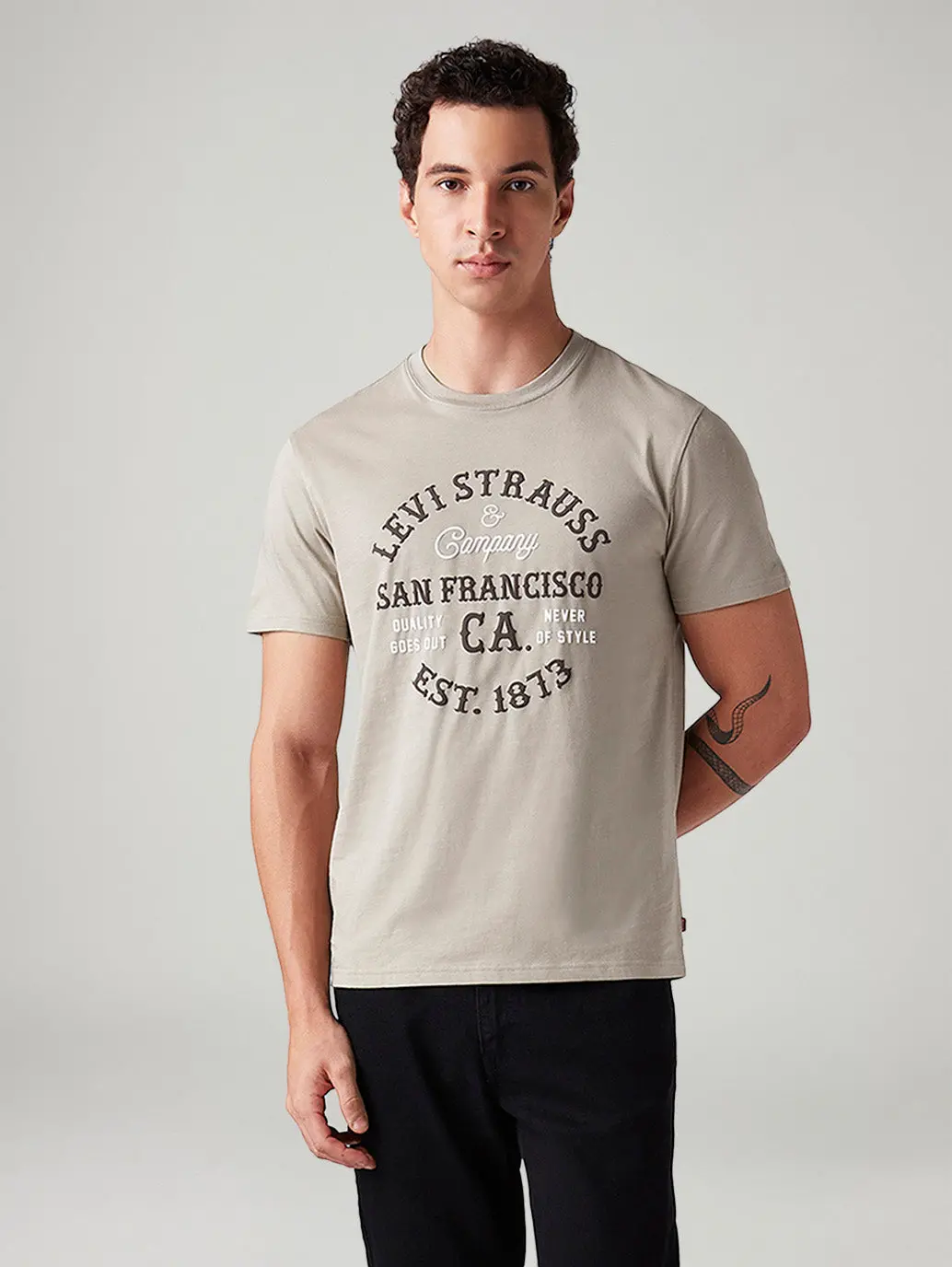 Men's Graphic Print Slim Fit T-Shirt 1