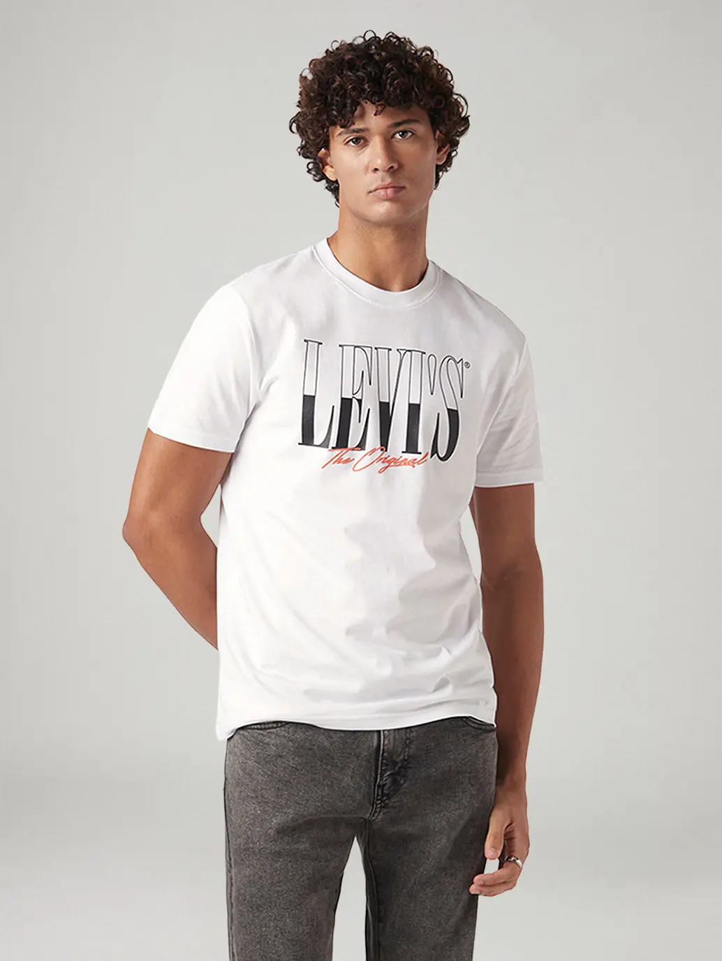 Men's Logo Printed Slim Fit T-Shirt 1