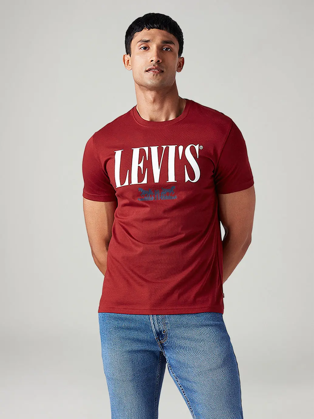 Men's Logo Printed Slim Fit T-Shirt 1
