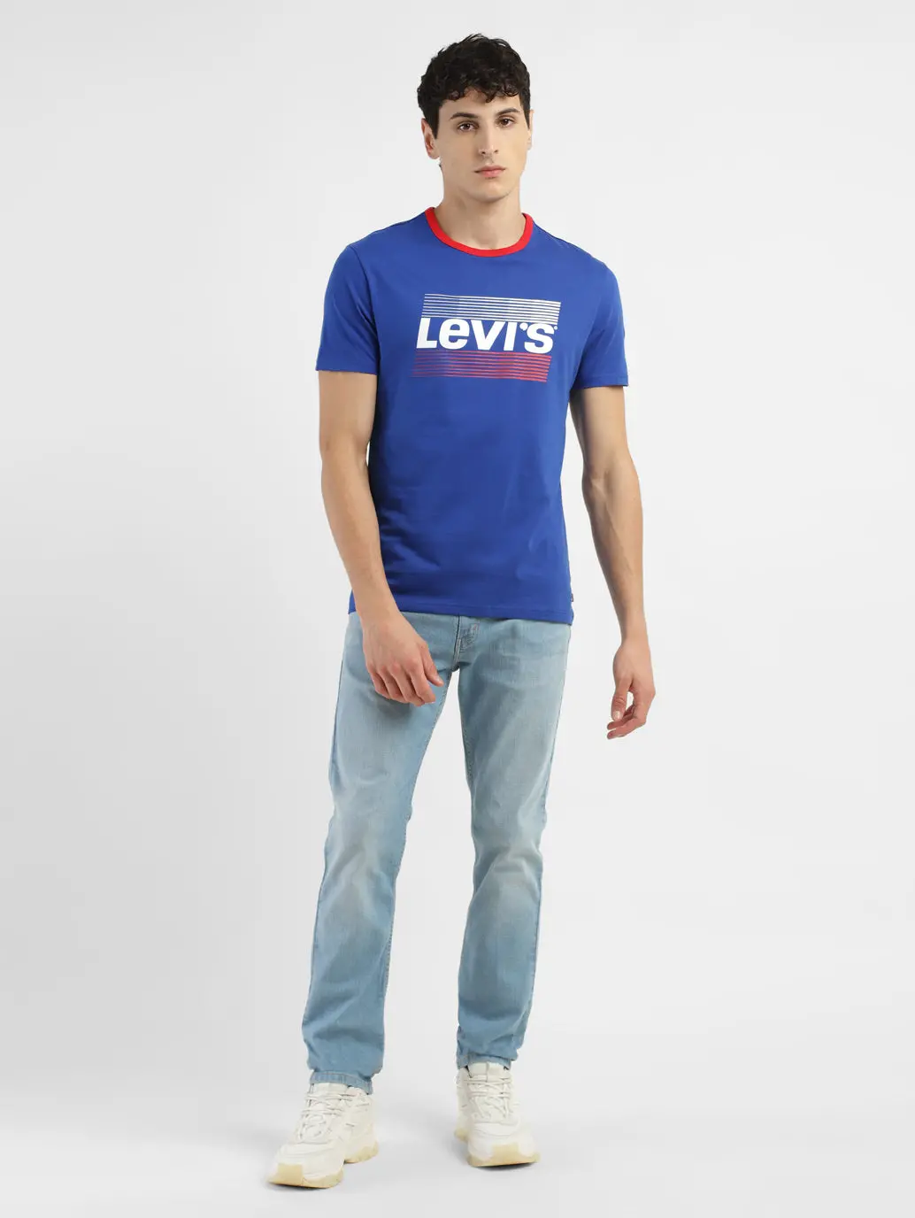 Men's Brand Logo Slim Fit T-Shirt 1