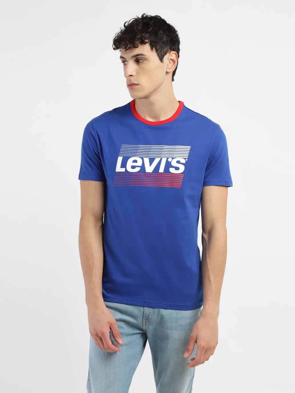 Men's Brand Logo Slim Fit T-Shirt 2