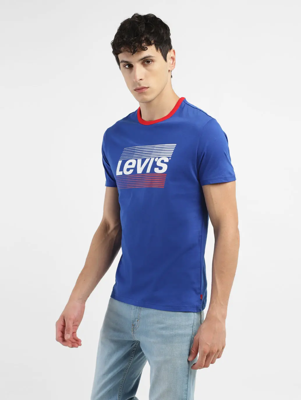 Men's Brand Logo Slim Fit T-Shirt 4