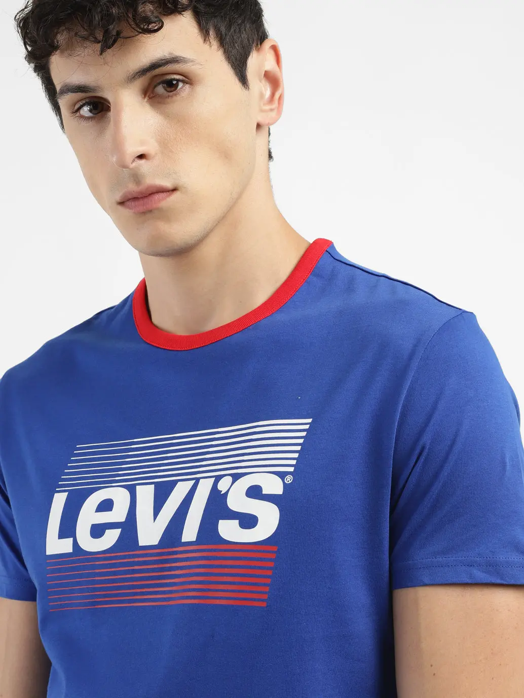 Men's Brand Logo Slim Fit T-Shirt 5