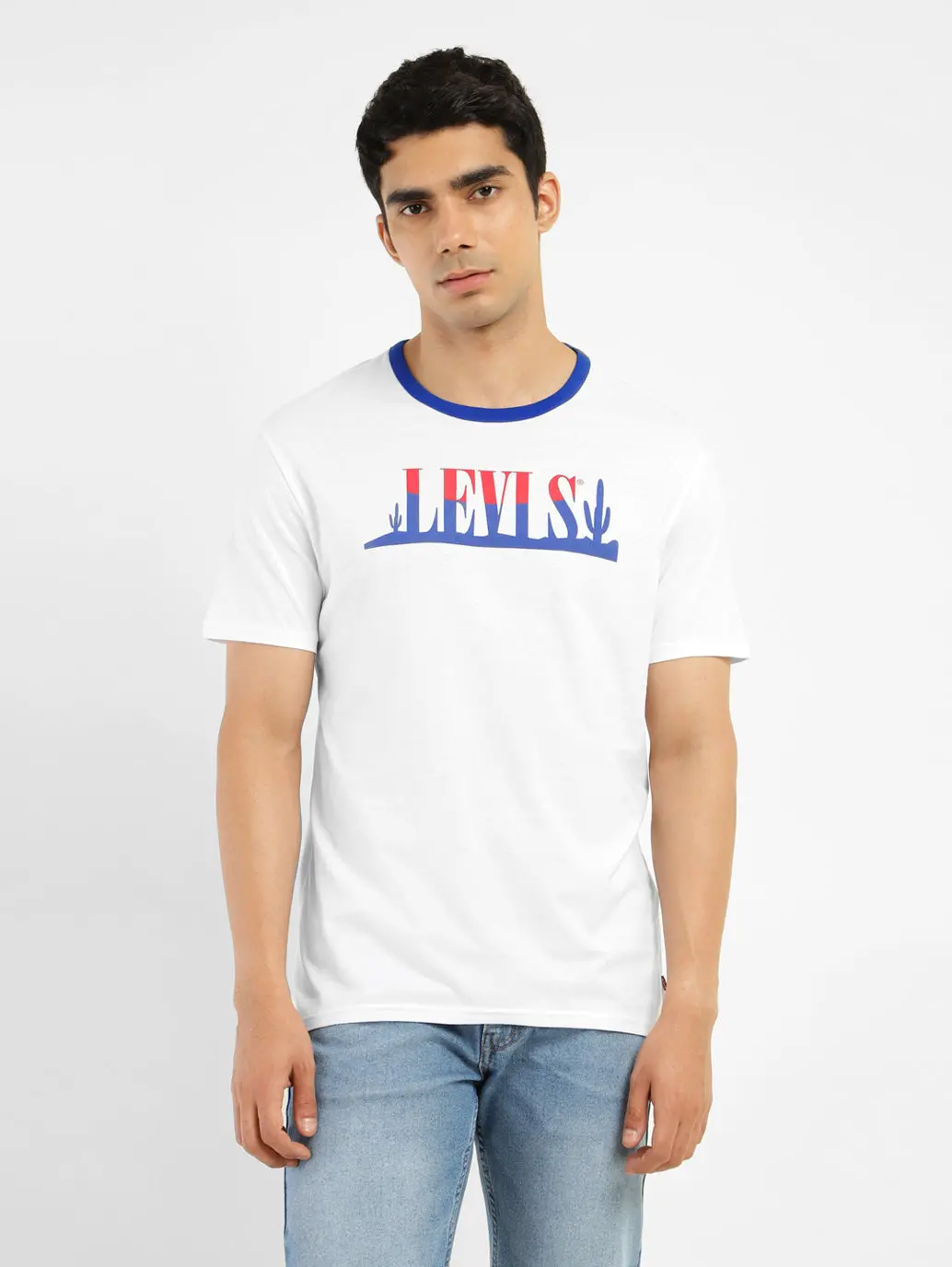 Men's Brand Logo Slim Fit T-Shirt 1