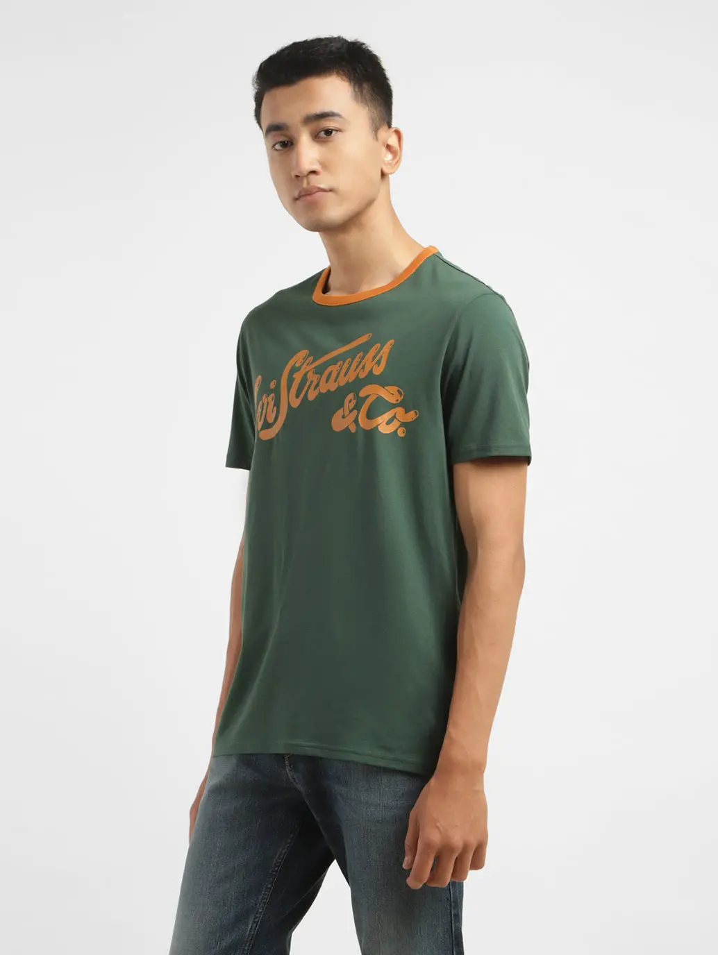 Men's Brand Logo Crew Neck T-Shirt 3