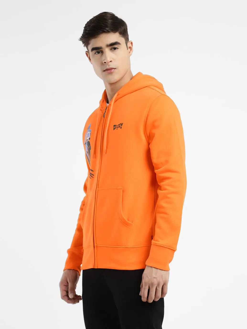 Men's Graphic Print Hooded Sweatshirt 4