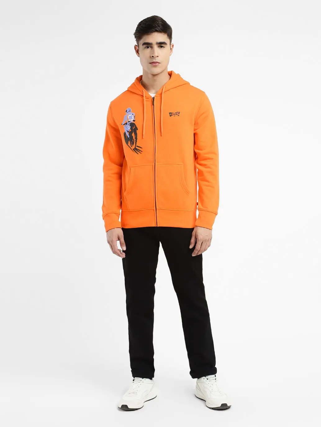 Men's Graphic Print Hooded Sweatshirt 5
