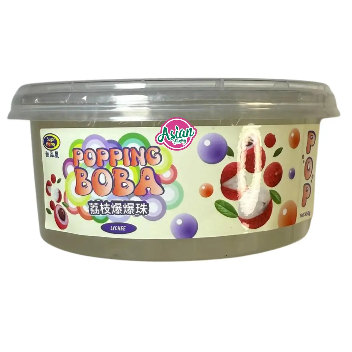 Sugar Honey Popping Boba Lychee 450G 1