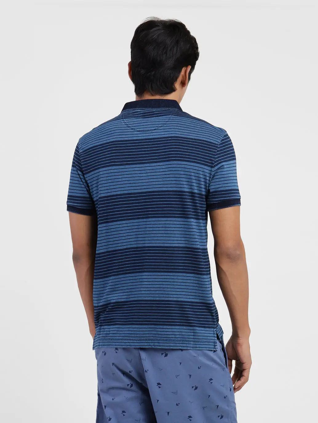 Men's Striped Polo T-Shirt 2