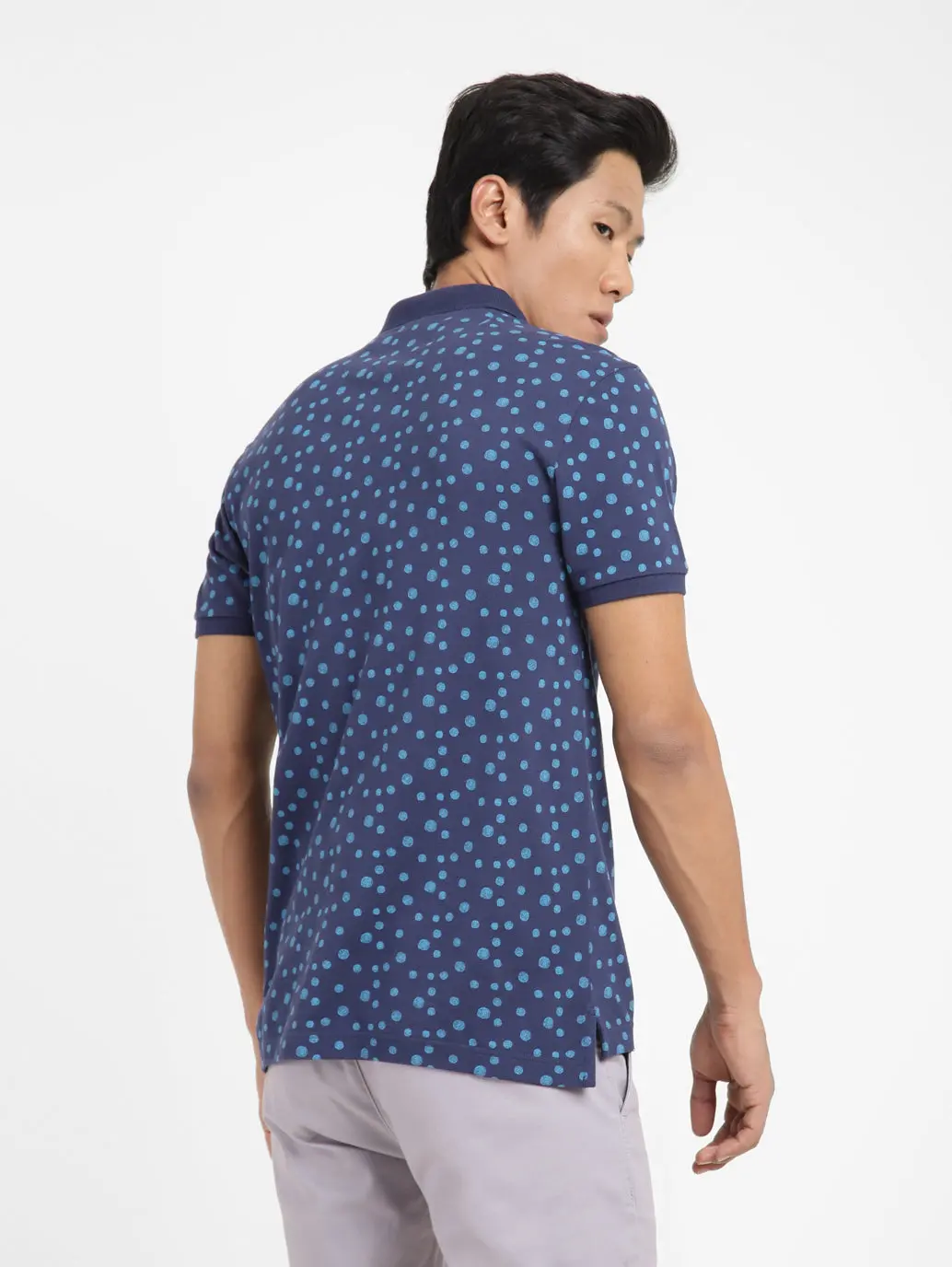 Men's Polka Dot Polo T-Shirt 2