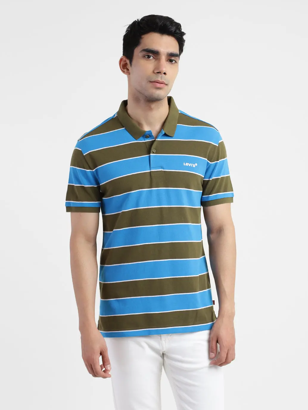 Men's Colorblock Polo T-Shirt 1