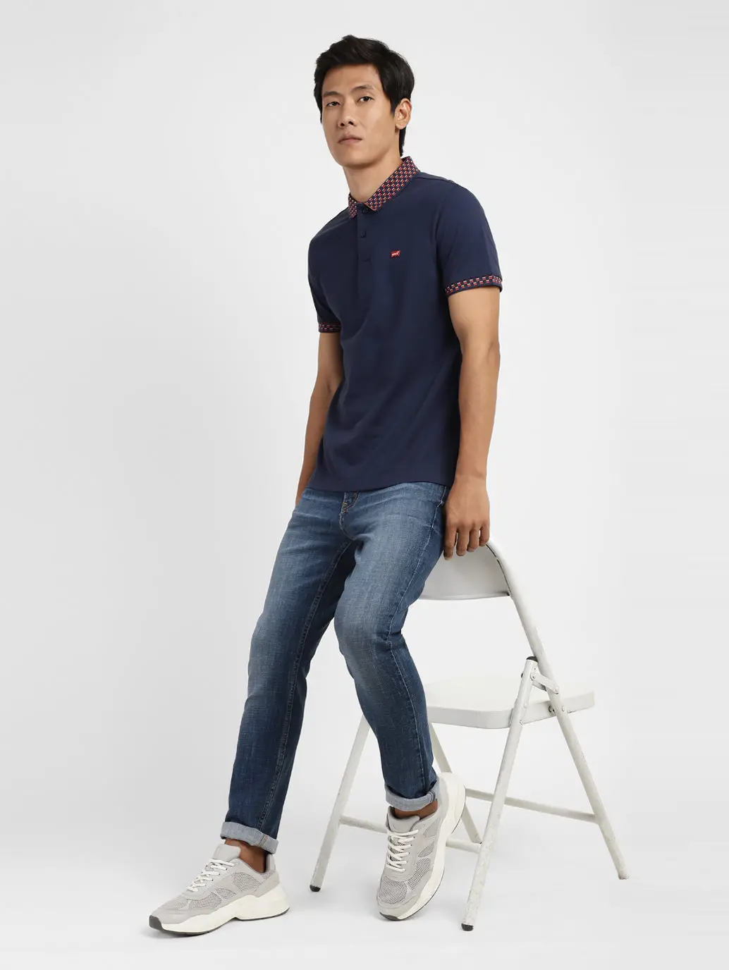 Men's Blue Polo T-Shirt 2
