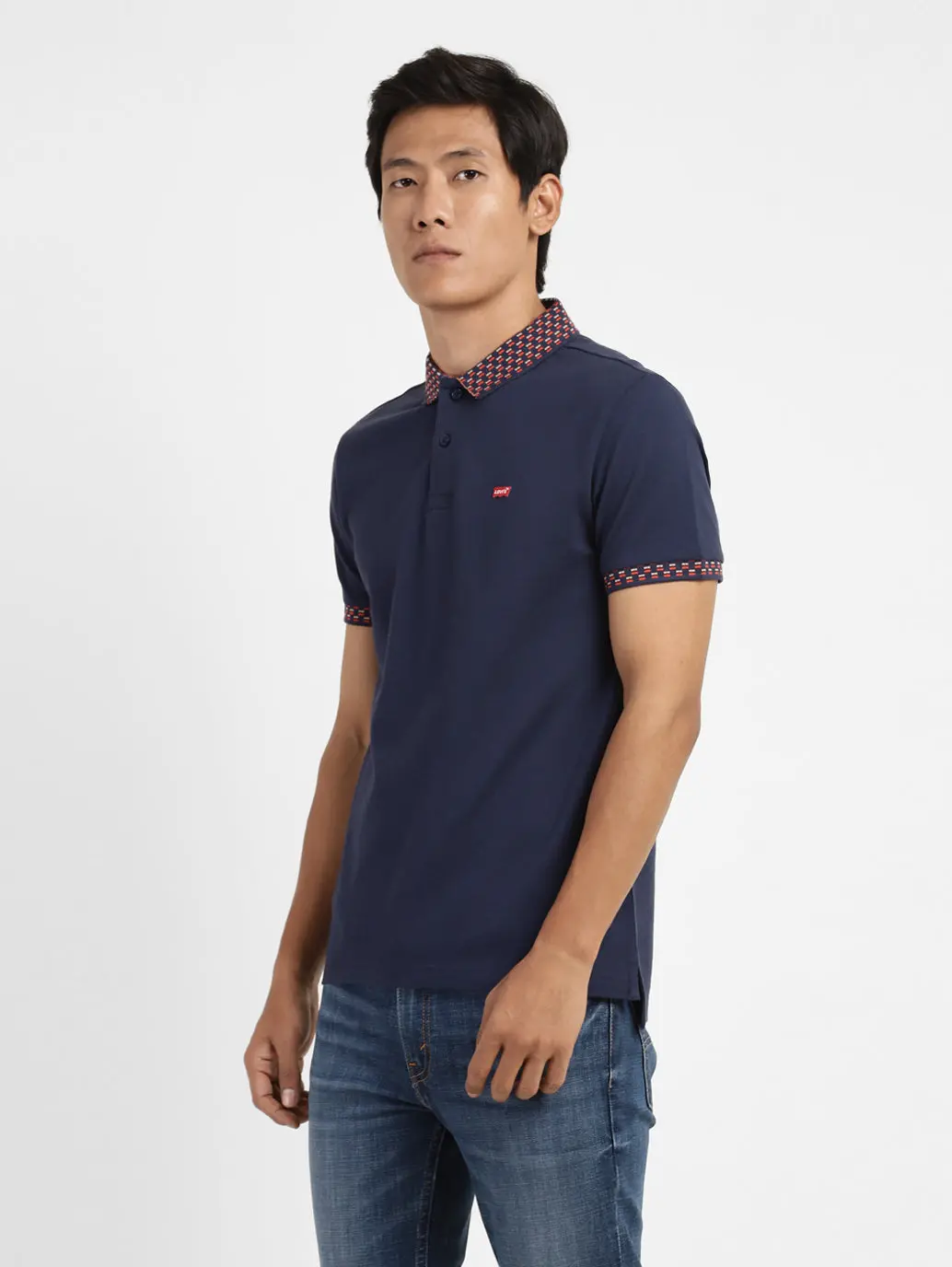 Men's Blue Polo T-Shirt 4
