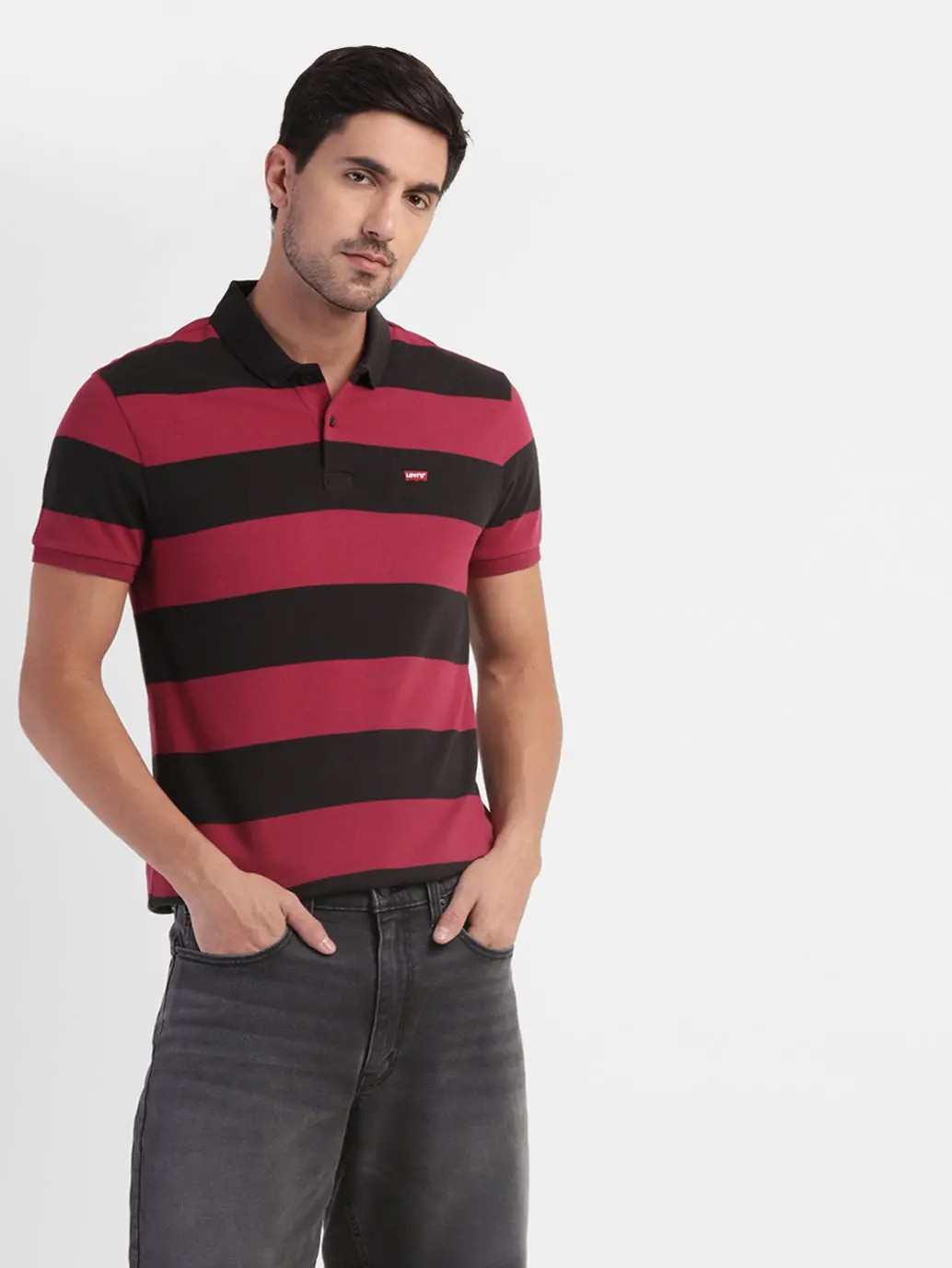 Men's Colorblock Polo T-Shirt 1