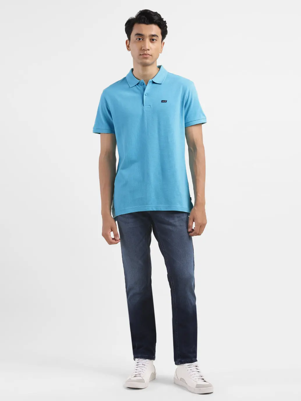 Men's Solid Polo T-Shirt 1