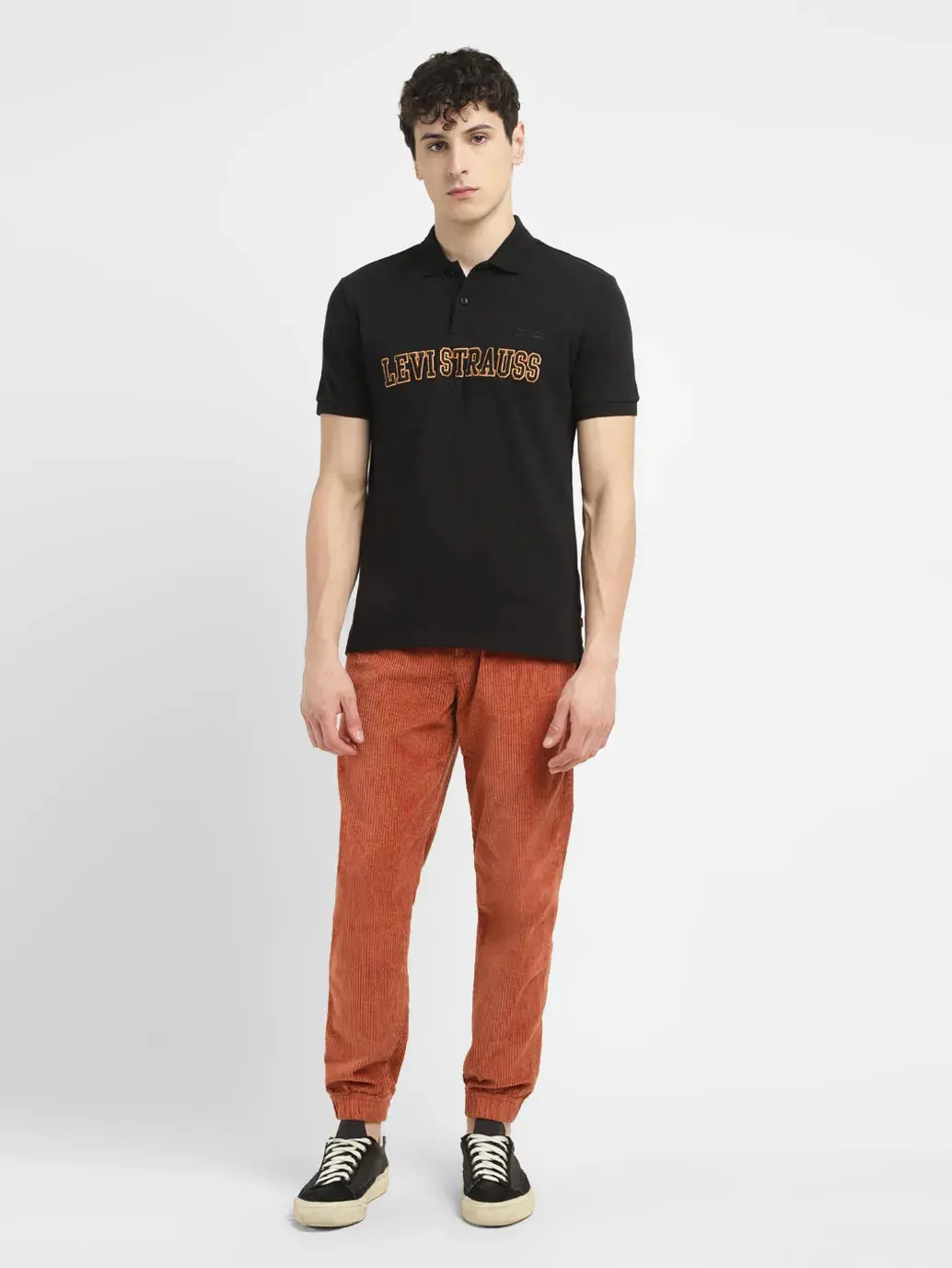 Men's Embroidered Slim Fit Polo T-Shirt 1