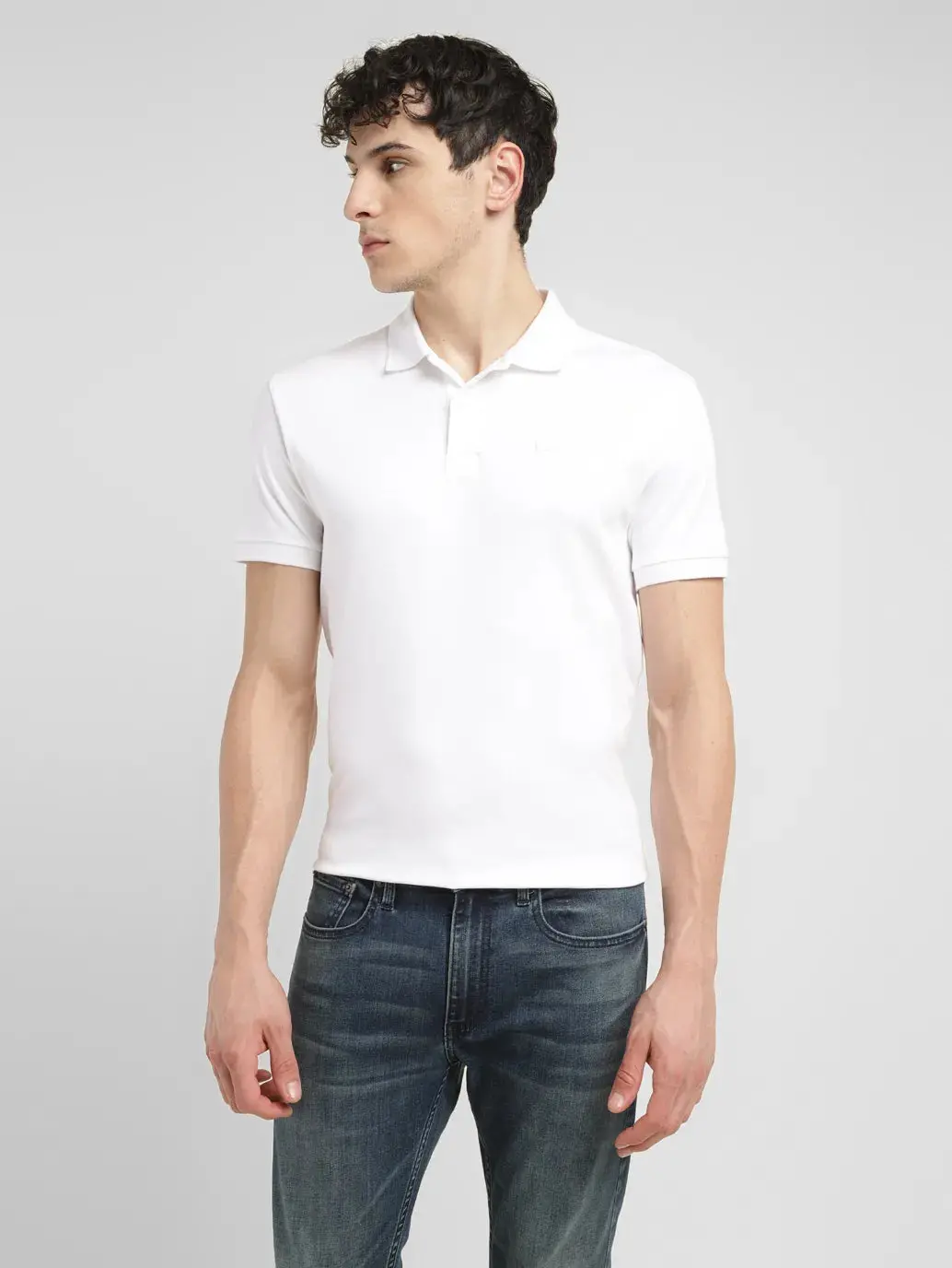 Men's Solid Slim Fit Polo T-Shirt 1