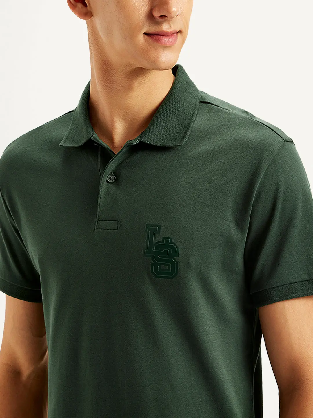 Men's Solid Slim Fit Polo T-Shirt 4
