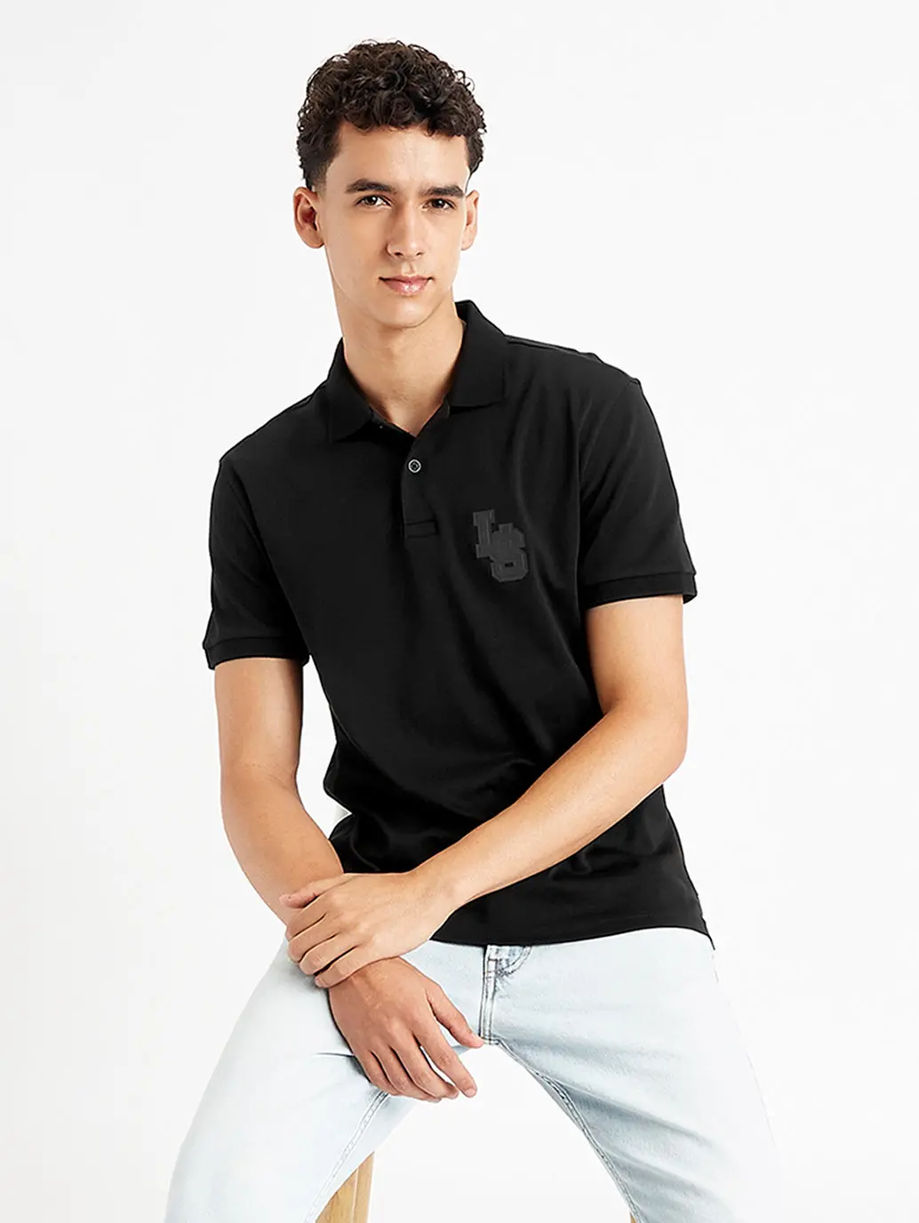 Men's Solid Slim Fit Polo T-Shirt 5