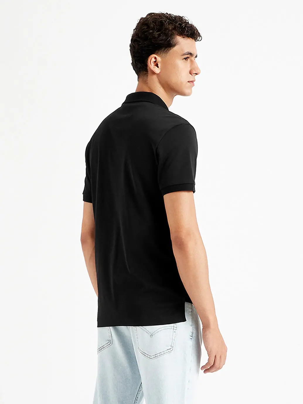 Men's Solid Slim Fit Polo T-Shirt 2