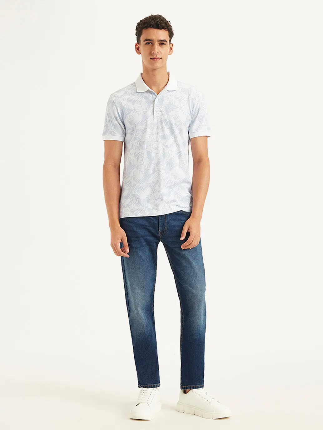 Men's Tropical Slim Fit Polo T-Shirt 1