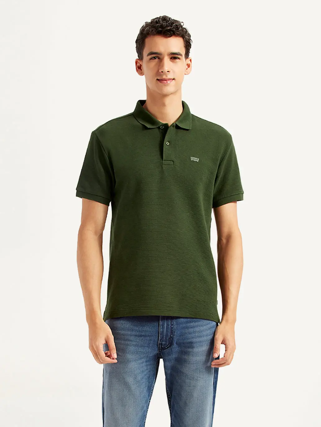 Men's Solid Slim Fit Polo T-Shirt 2