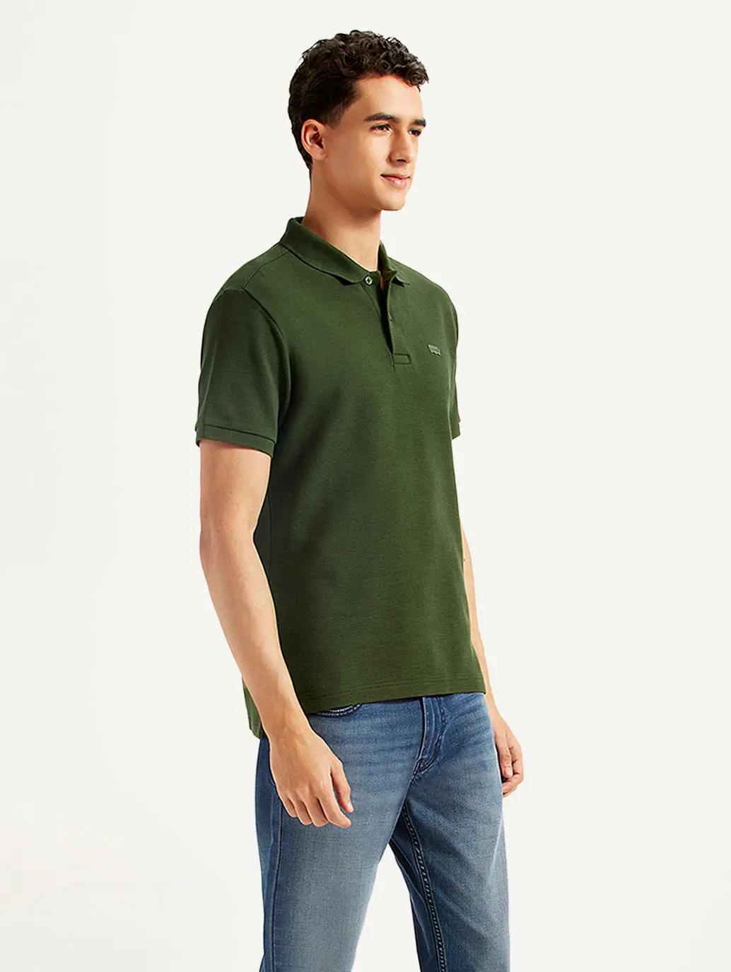 Men's Solid Slim Fit Polo T-Shirt 5