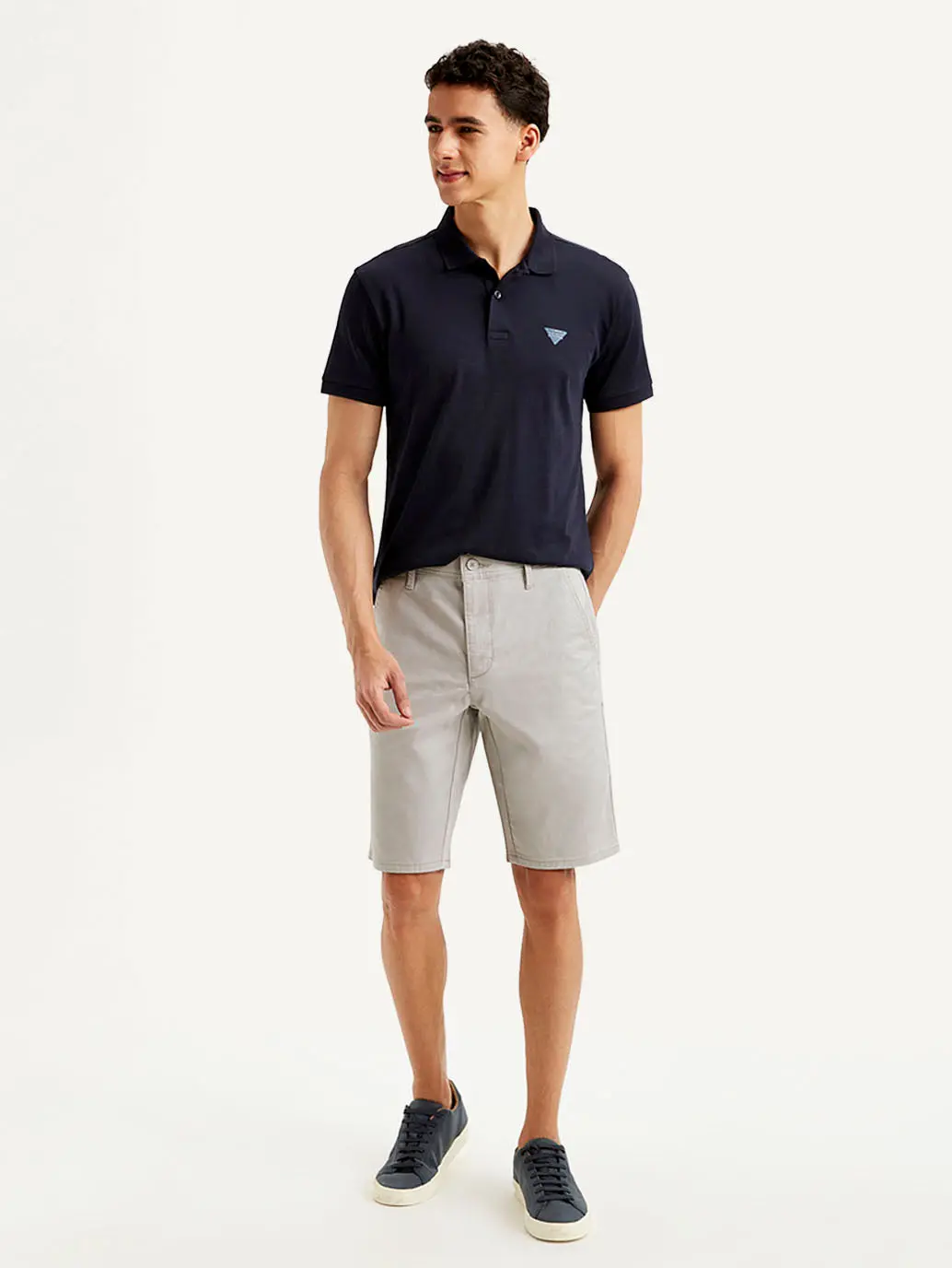 Men's Solid Slim Fit Polo T-Shirt 1