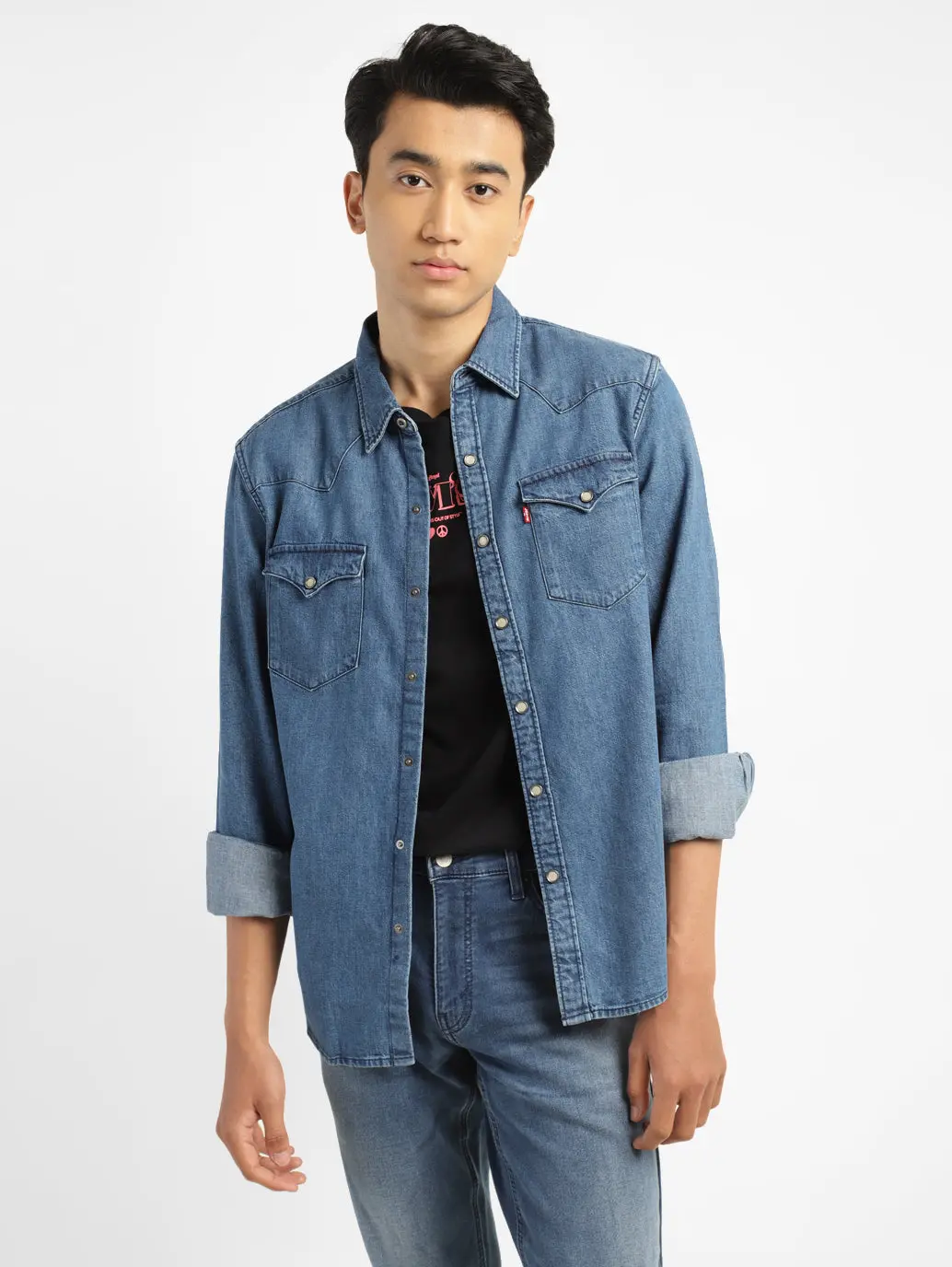Men's Solid Slim Fit Shirt 2
