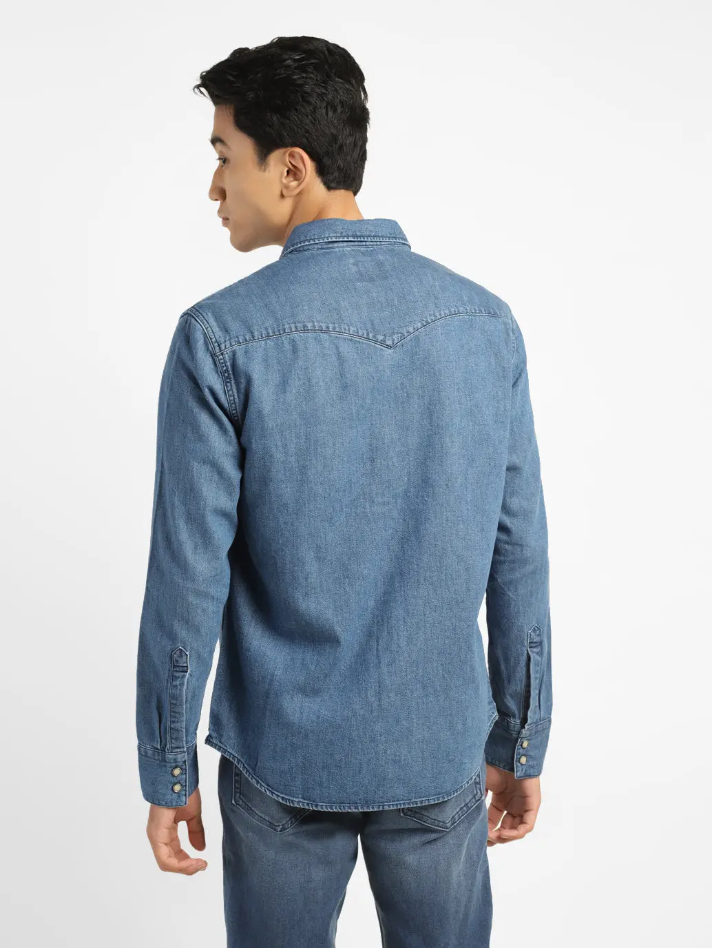 Men's Solid Slim Fit Shirt 3