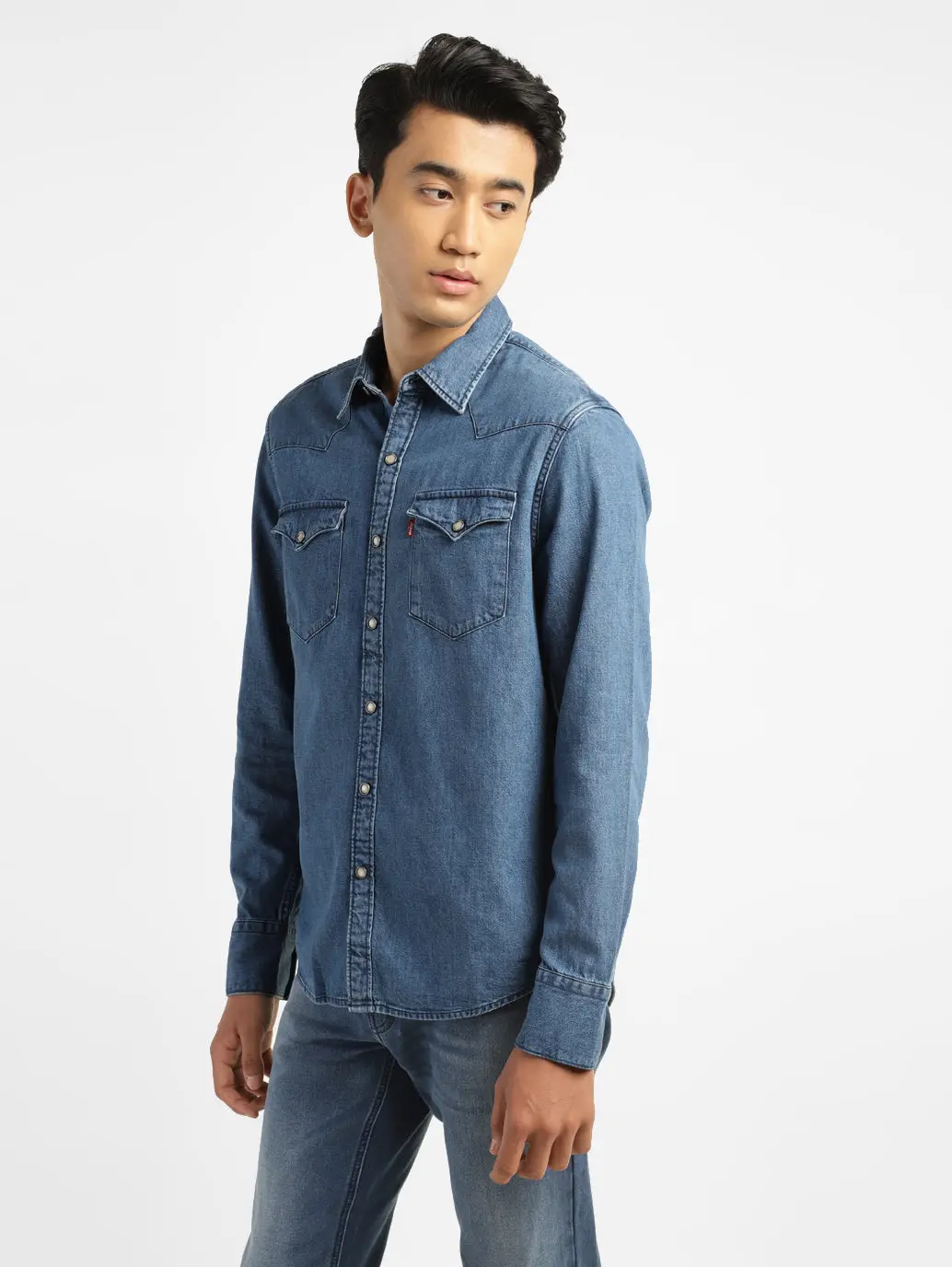 Men's Solid Slim Fit Shirt 4
