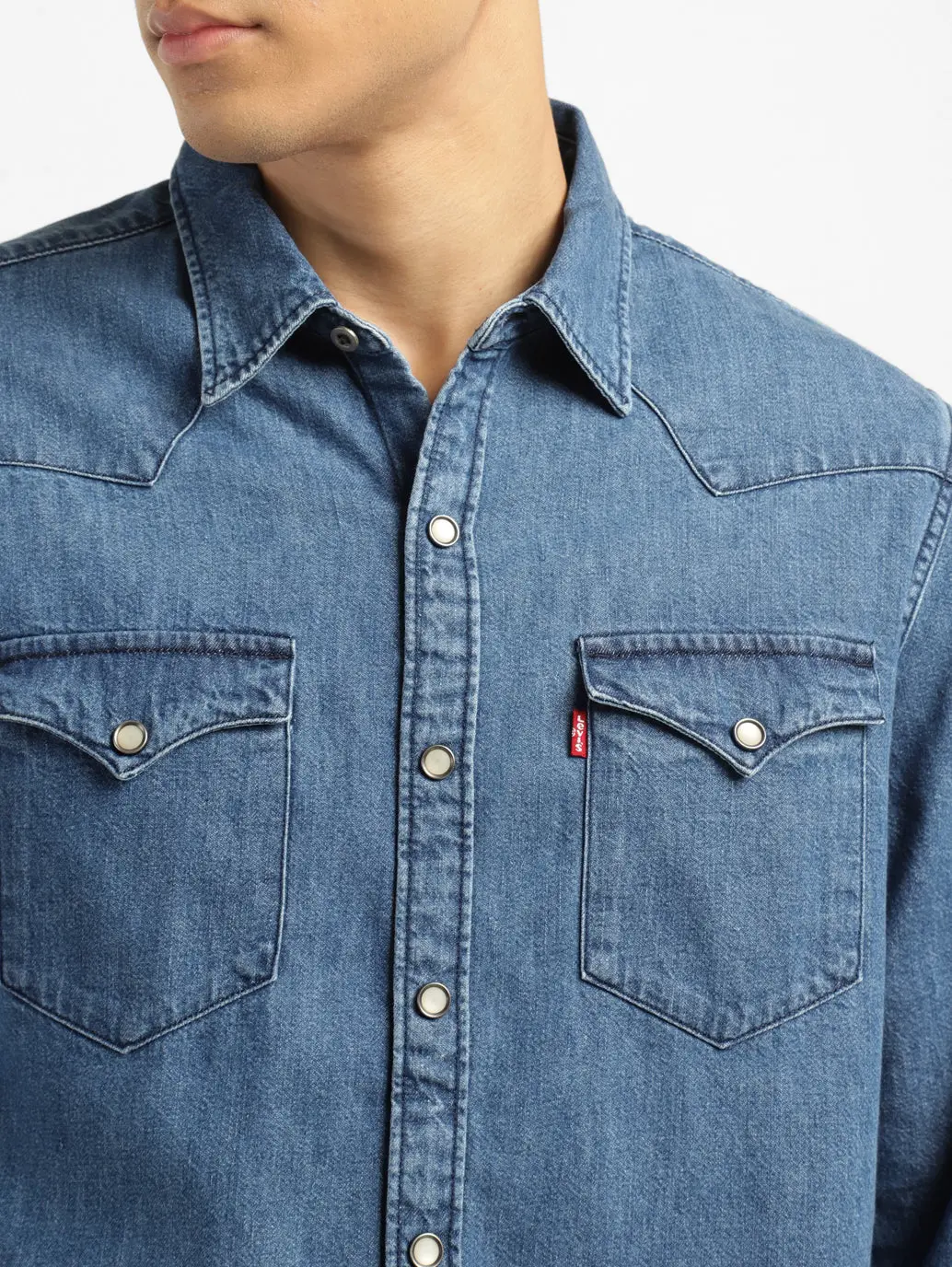 Men's Solid Slim Fit Shirt 5