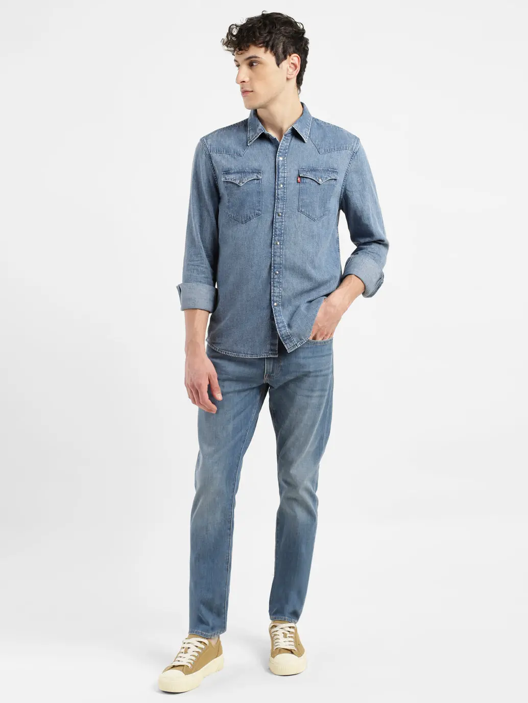 Men's Solid Slim Fit Shirt 1