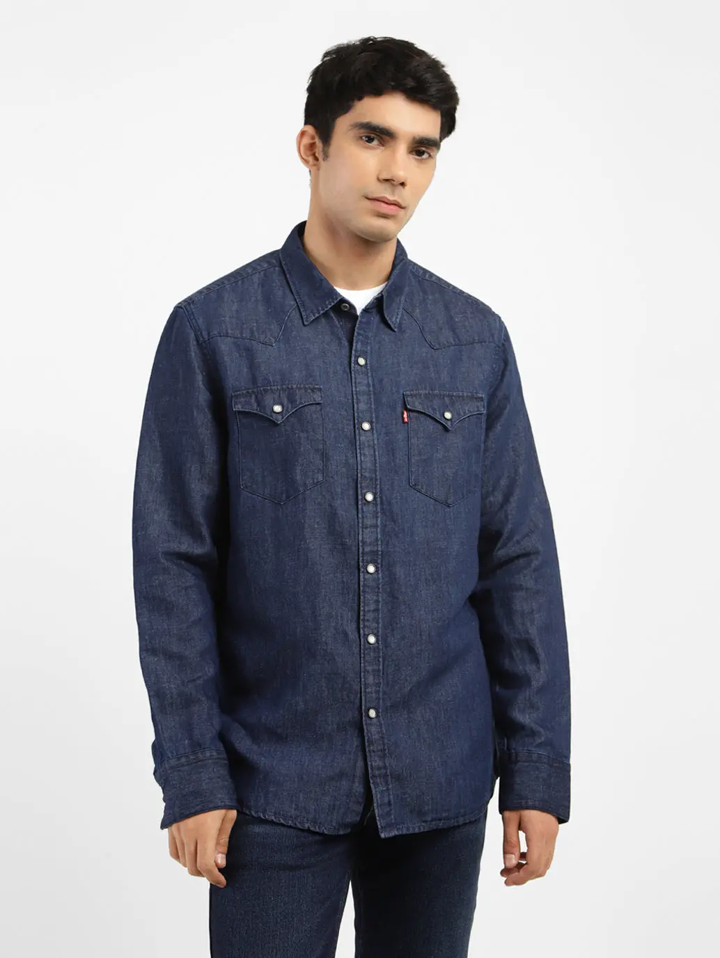 Men's Solid Slim Fit Shirt 1