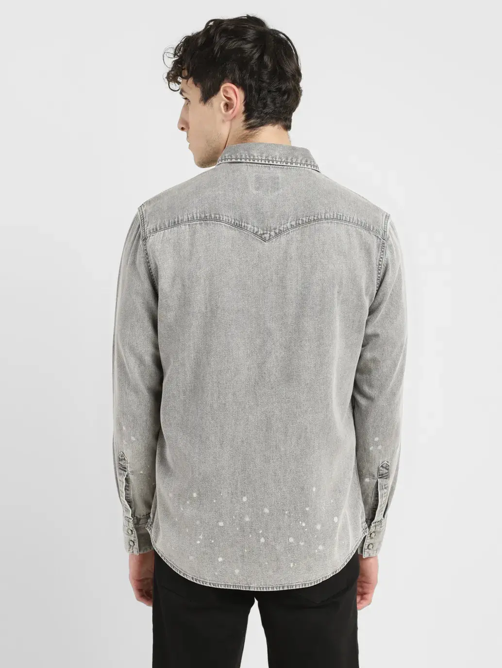Men's Solid Slim Fit Shirt 3
