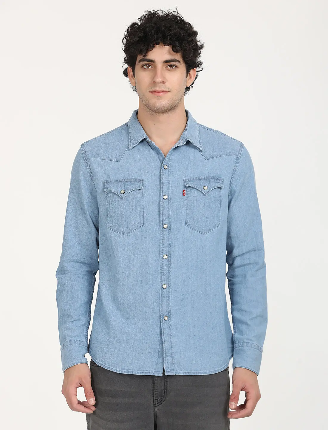 Men's Solid Slim Fit Shirt 1