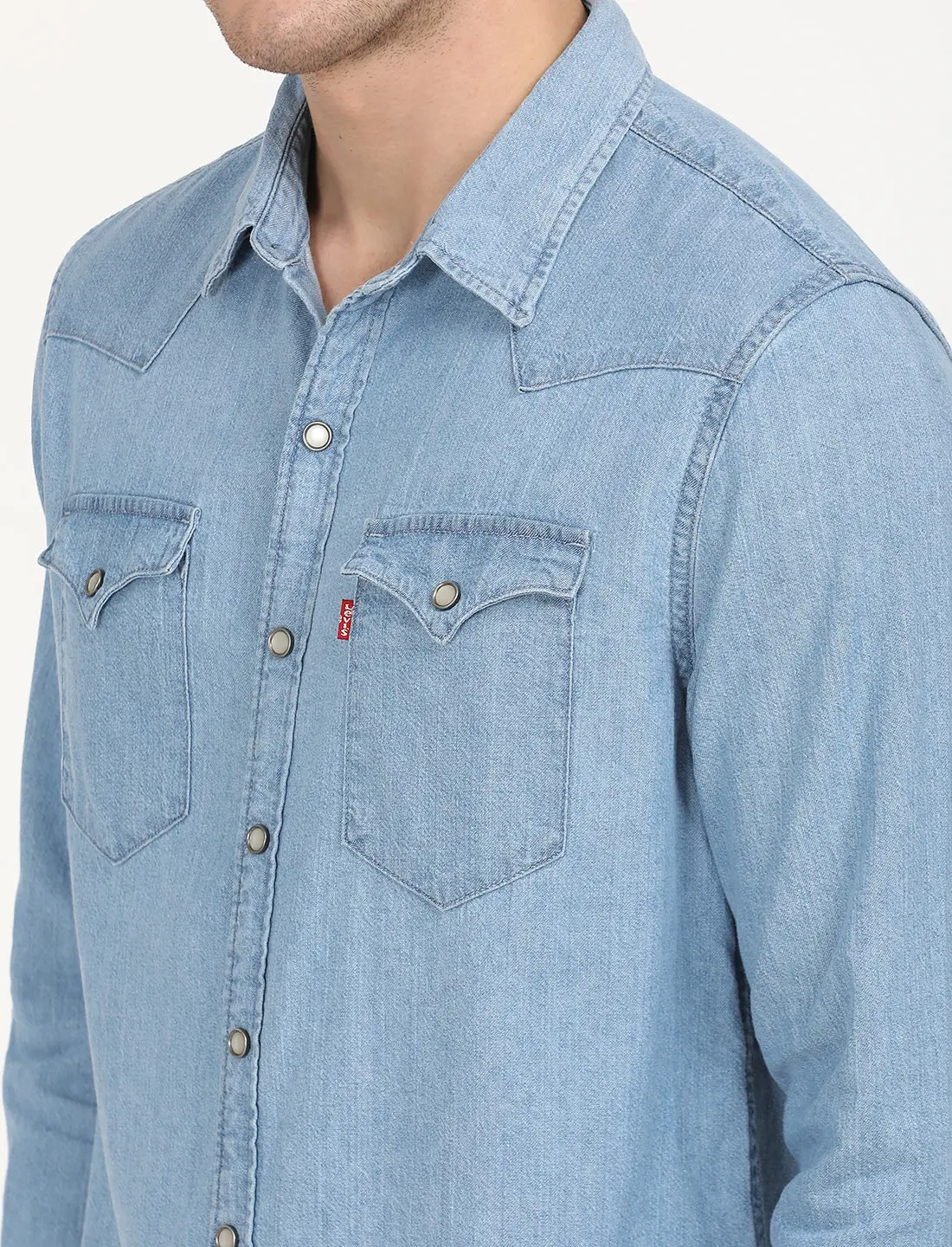 Men's Solid Slim Fit Shirt 4