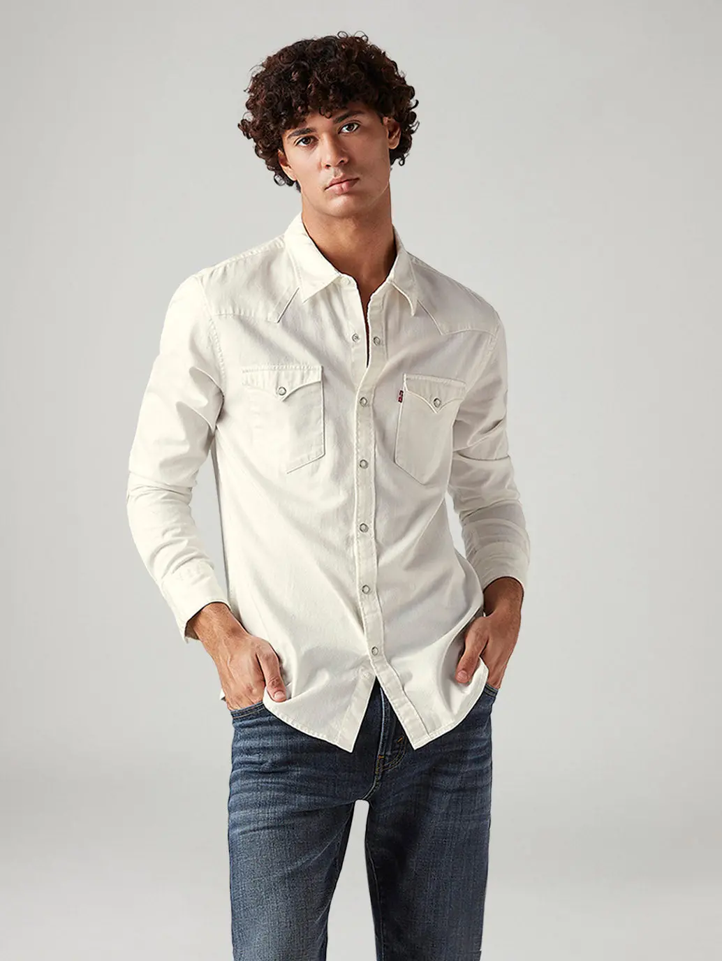 Men's Solid Slim Fit Shirt 1