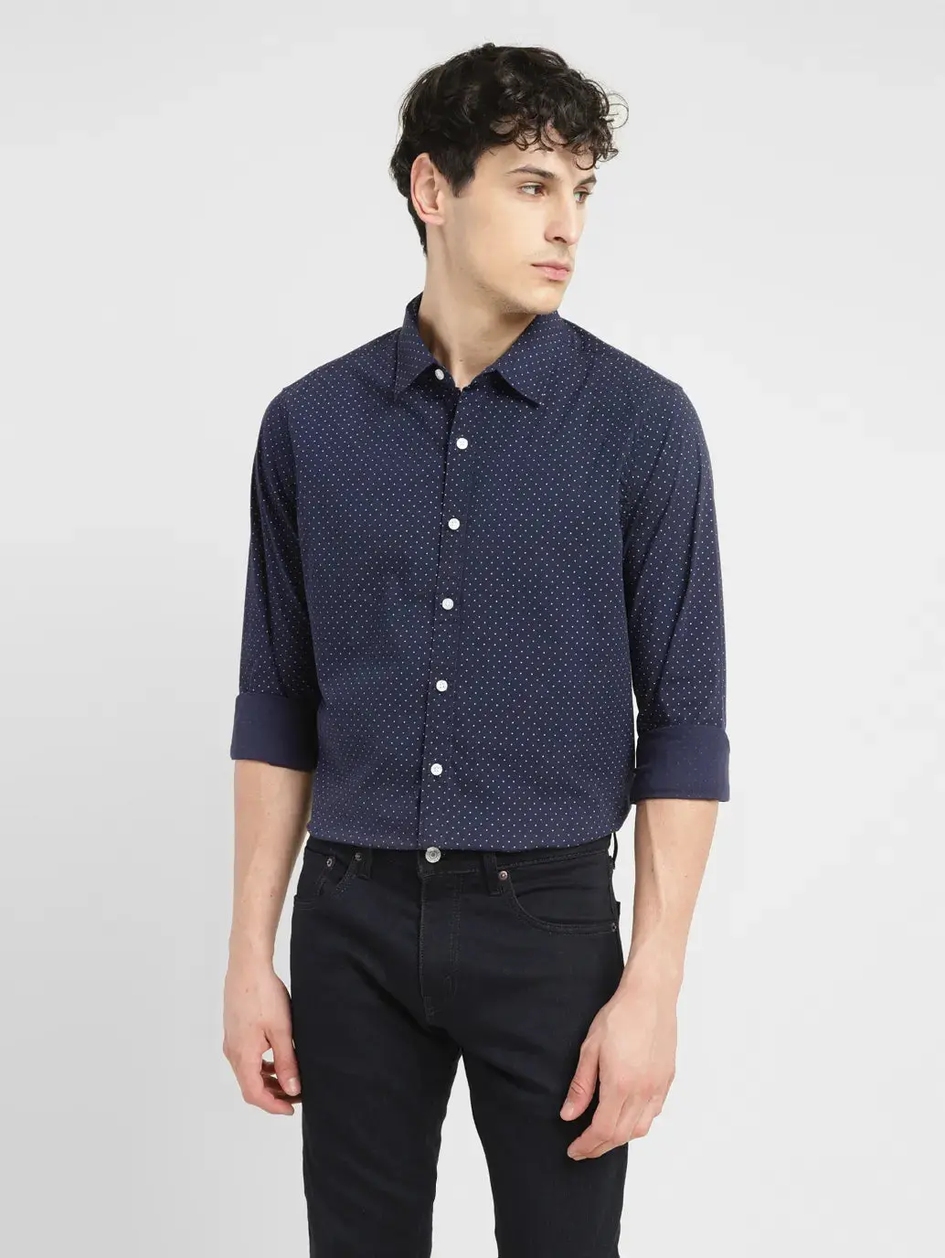 Men's Print Slim Fit Shirt 1